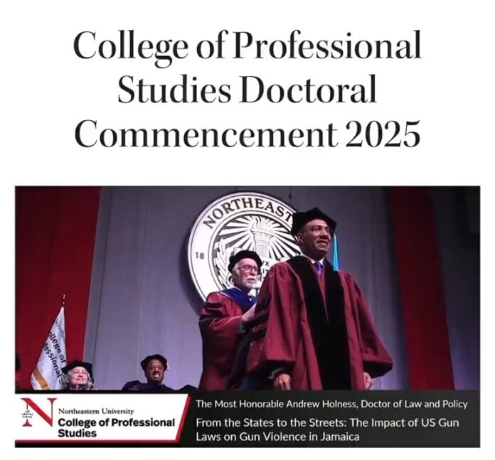 Andrew Holness graduation