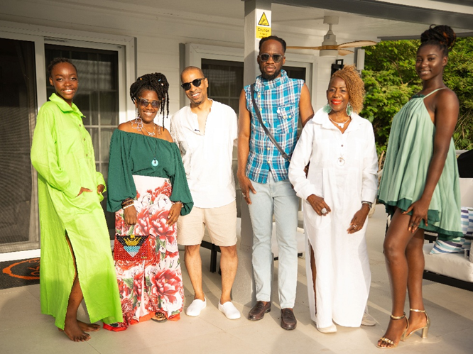 Canadian fashion designer George Sully inspires local designers during visit to Antigua