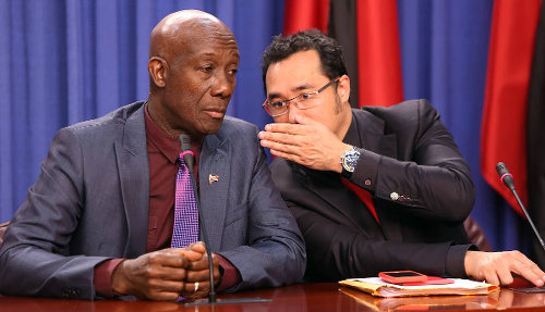 stuart young and keith rowley trinidad