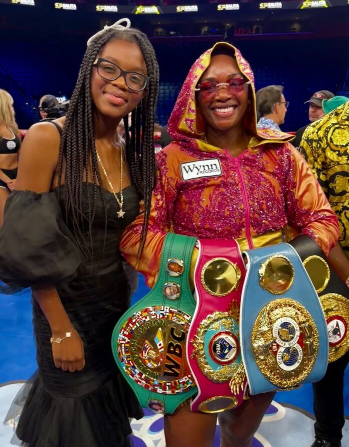 Jazmin Headley and Claressa Shields