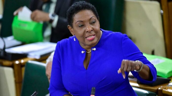 Jamaica Minister of Culture, Gender, Entertainment and Sport, the Honourable Olivia “Babsy” Grange