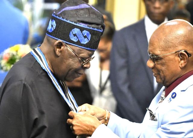 Nigeria’s President Tinubu receives top Saint Lucian honour