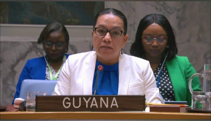 Guyana’s UN Permanent Representative, Ambassador Carolyn Rodrigues-Birkett