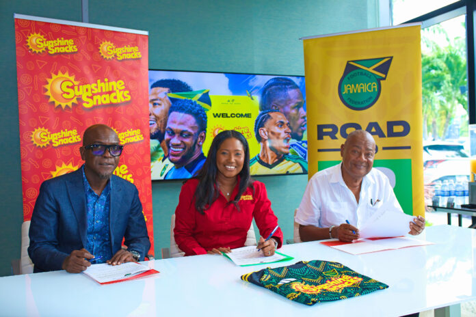 JFF, Sunshine Snacks sign