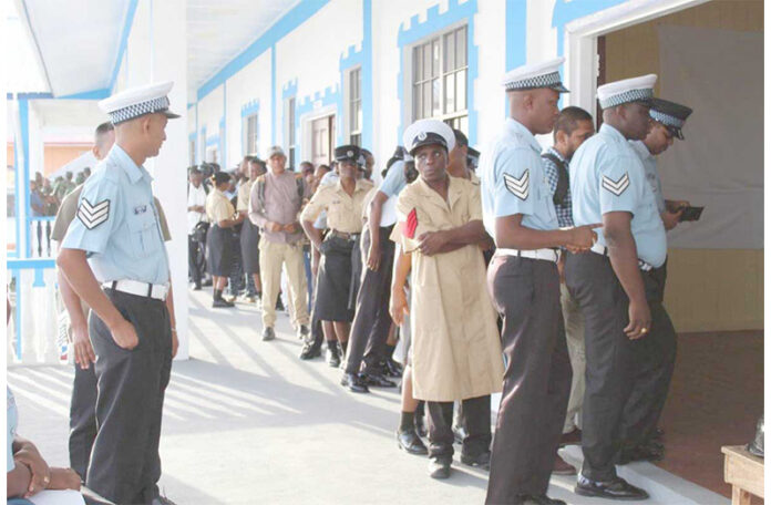 Members of Guyana’s Disciplined Services