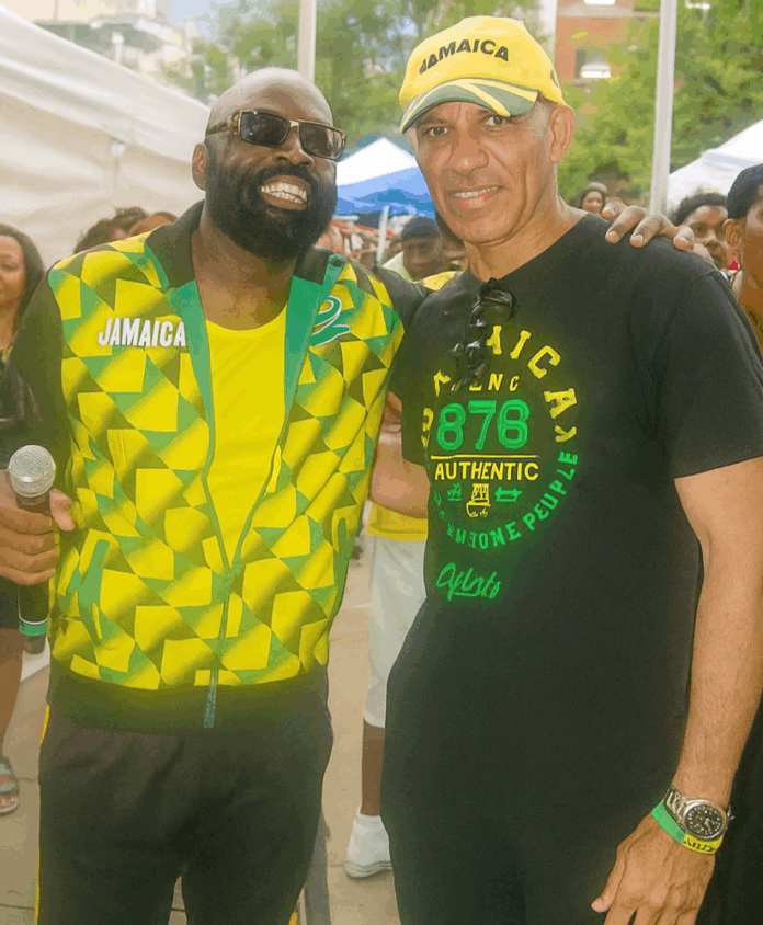 Richie Stephens and Ambassador Antony Anderson Richie Stephens and Ambassador Antony Anderson