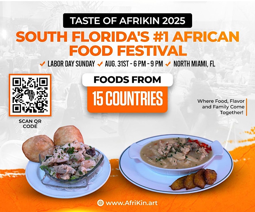 Taste of AfriKin: Miami Spice 2025 returns this Labor Day Weekend