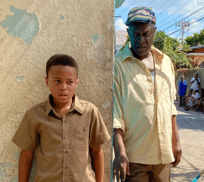 Adam Christian and Glen 'Titus' Campbell in From Yard.