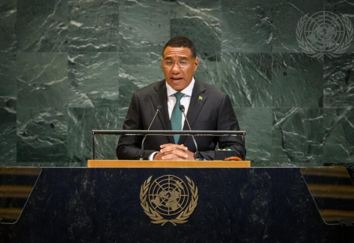 Jamaican Prime Minister Andrew Holness