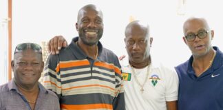 West Indies Cricket Legends in St. Vincent Ahead of Masters Clash