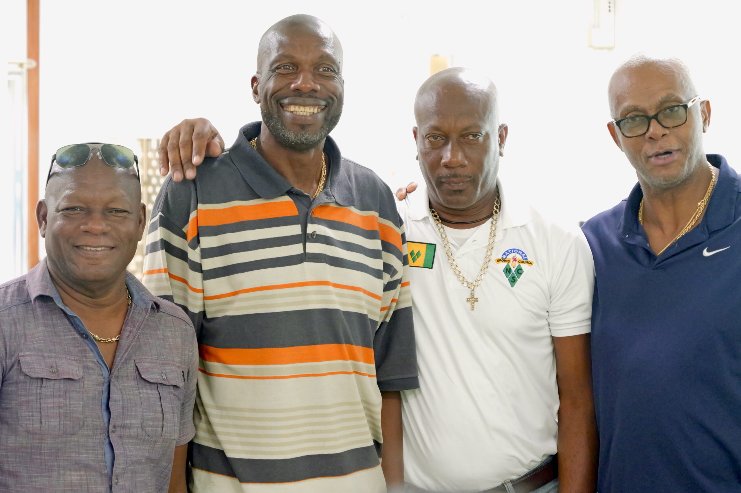 West Indies Cricket Legends in St. Vincent Ahead of Masters Clash