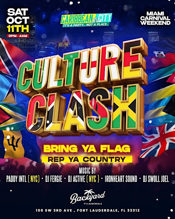Caribbean City Culture Clash set to turn up the heat This Miami Carnival weekend