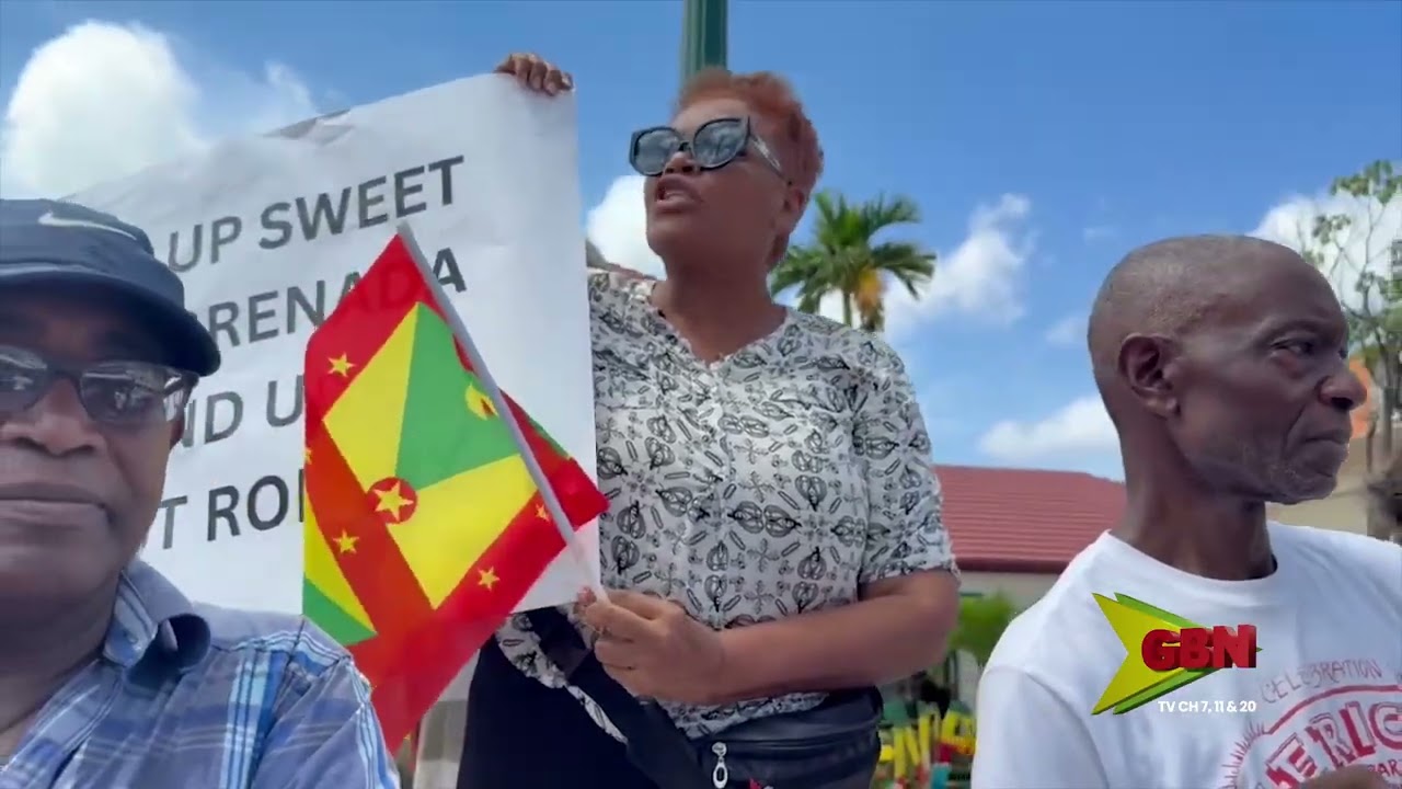Grenadians protest proposed US radar installation and military presence