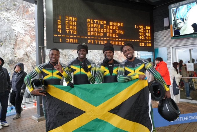 Jamaica’s four-man crew battles to 21st at Milano Cortina