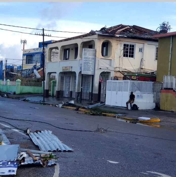The Original Sinclairs Bargin Center building in Sav The Original Sinclairs Bargain Center building in Sav-la-Mar, Westmoreland