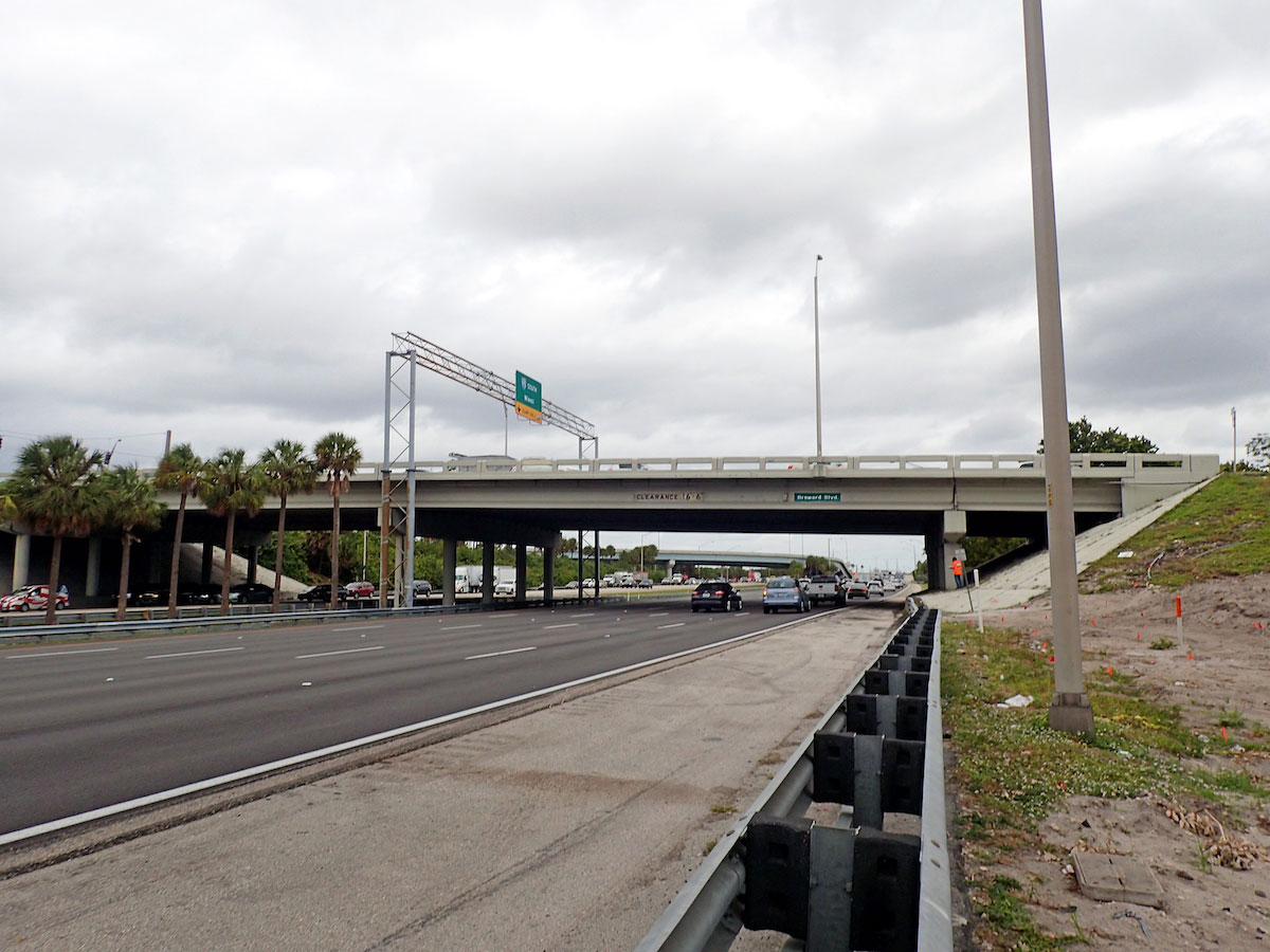 Nightly lane closures set for gas tax-funded West Broward Blvd bridge work