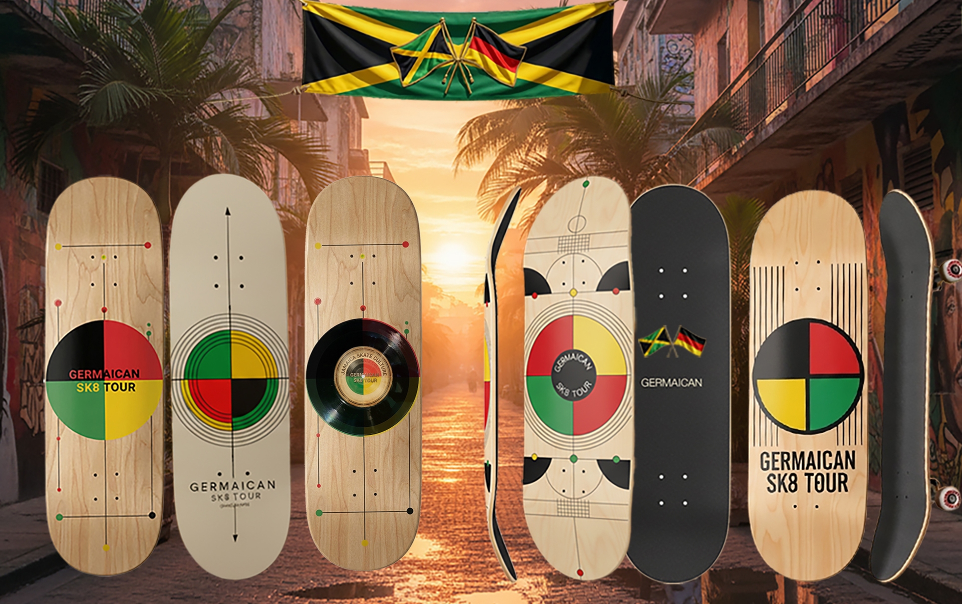 Skateboards roll into downtown Kingston as Jamaica launches National Youth Skate Tour
