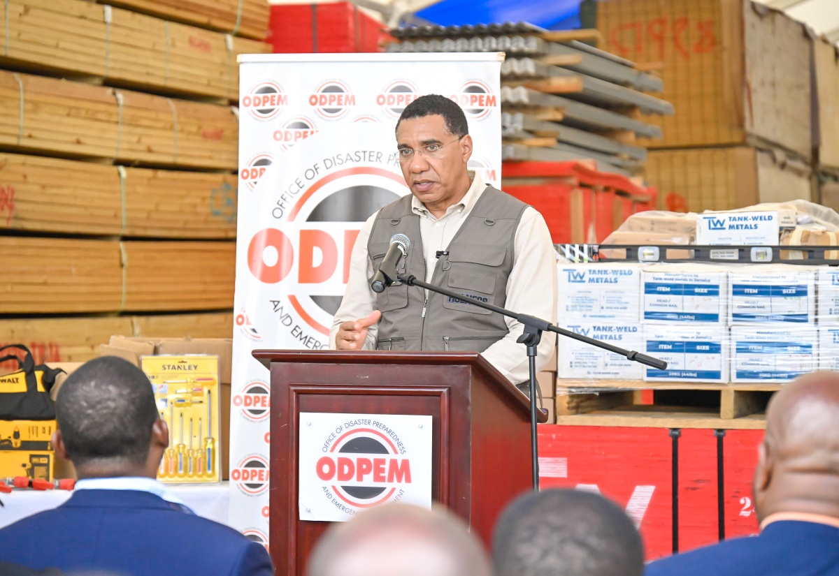 Holness says Hurricane Melissa offers chance to rebuild Jamaica ‘better and stronger’