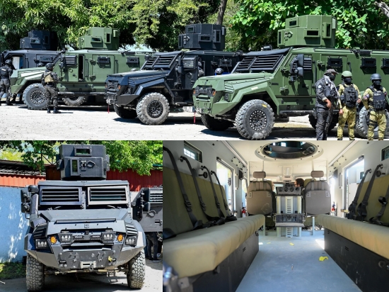 New armoured vehicles delivered as Haiti intensifies anti-gang operations