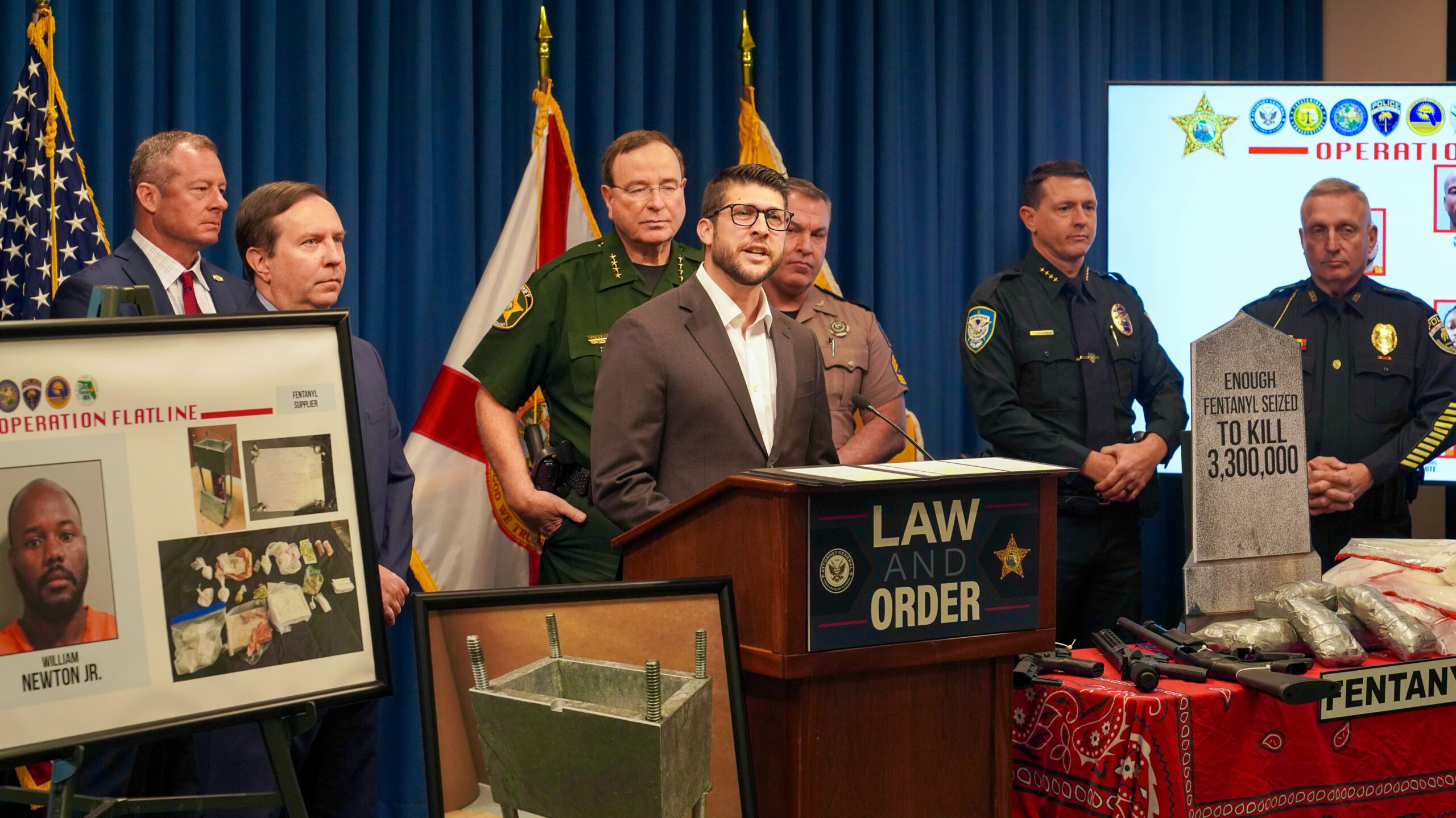 Florda AG announces 51 arrests, major drug seizures in Central Florida gang probe