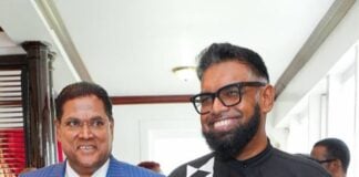 Guyana’s President Ali hails Suriname’s Santokhi as “brother” following his death Chandrikapersad Santokhi
