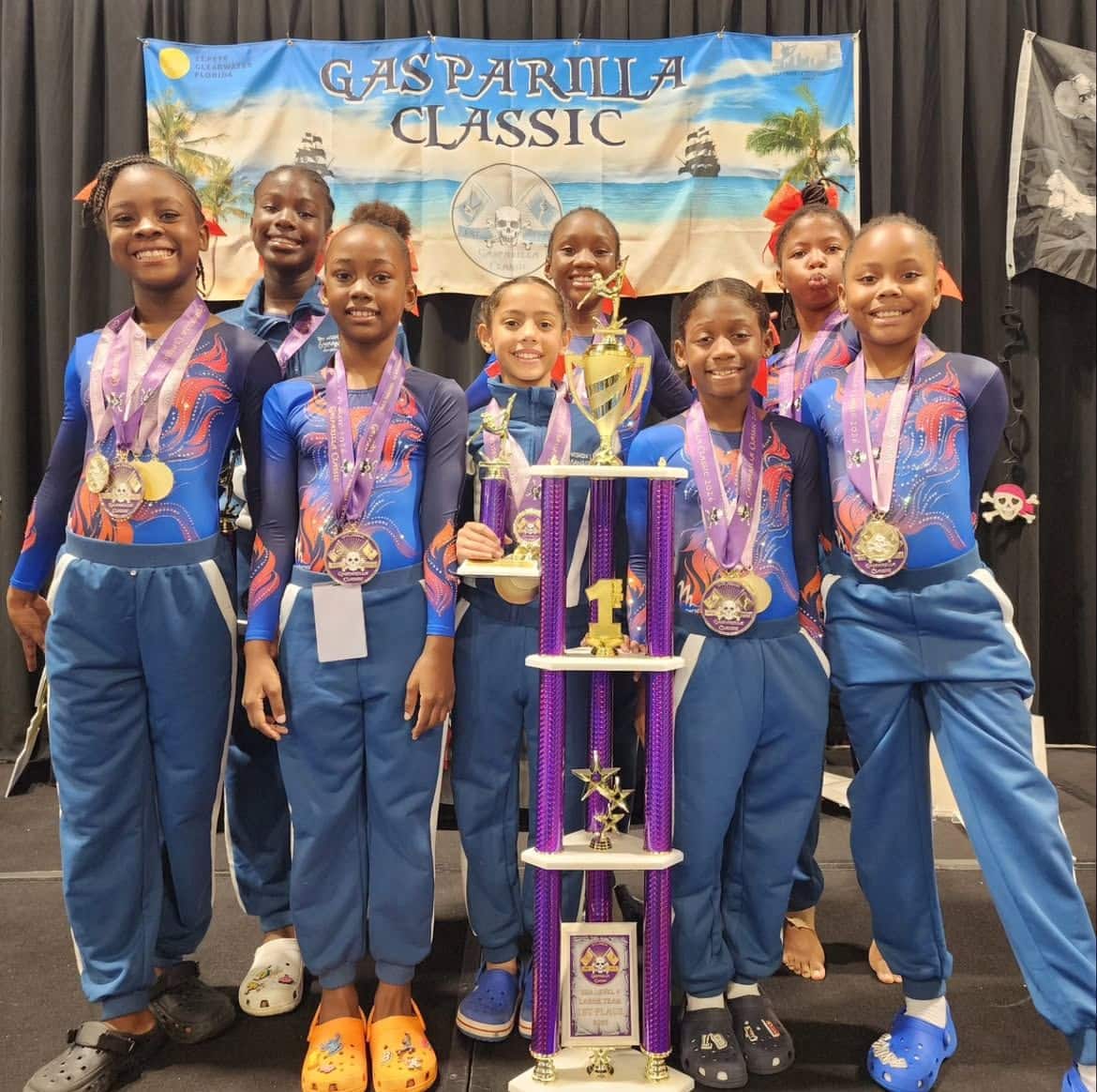 Jamaica’s Nishida’s Gymnastics dominates 2026 Gasparilla Classic in Florida