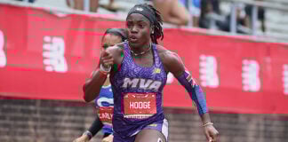 Hodge’s 10.77secs rewrites the NCAA record books Adaejah Hodge