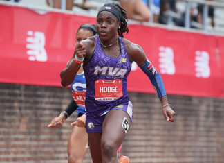 Hodge’s 10.77secs rewrites the NCAA record books Adaejah Hodge