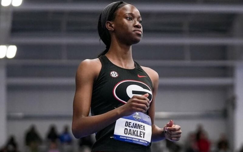 Oakley blazes to world-leading 400m as Jamaicans shine at NCAA Indoor Championships