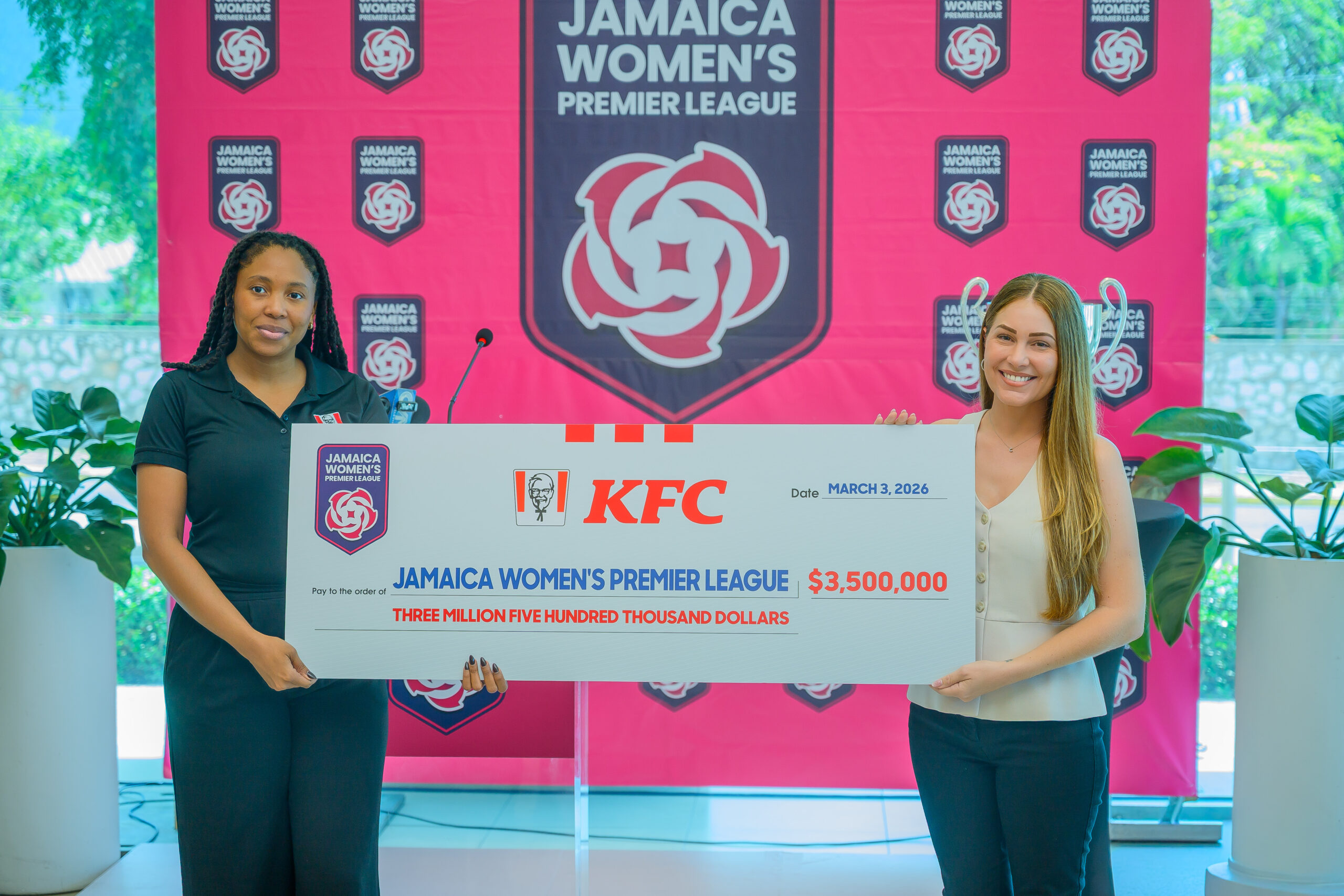 KFC Jamaica boosts support for Women’s Premier League with J$3.5M investment