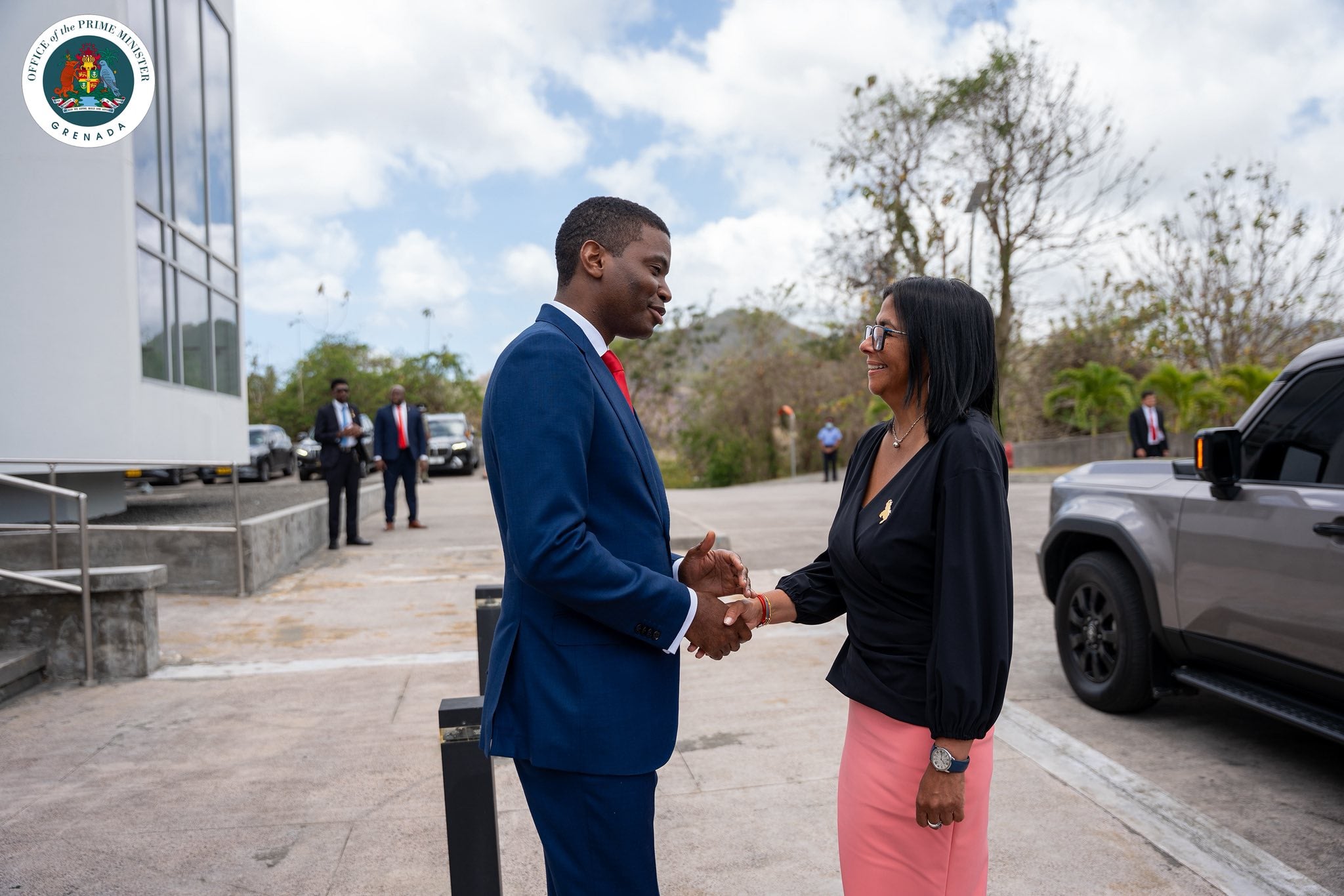 Grenada Prime Minister receives Venezuela’s Acting President in diplomatic visit