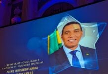 PM Andrew Holness honored with Legacy Award at AFUWI Gala in New York Andrew Holness