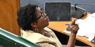 Chaos in Jamaica Parliament as MP Brown Burke suspended over mace incident Angela Brown Burke