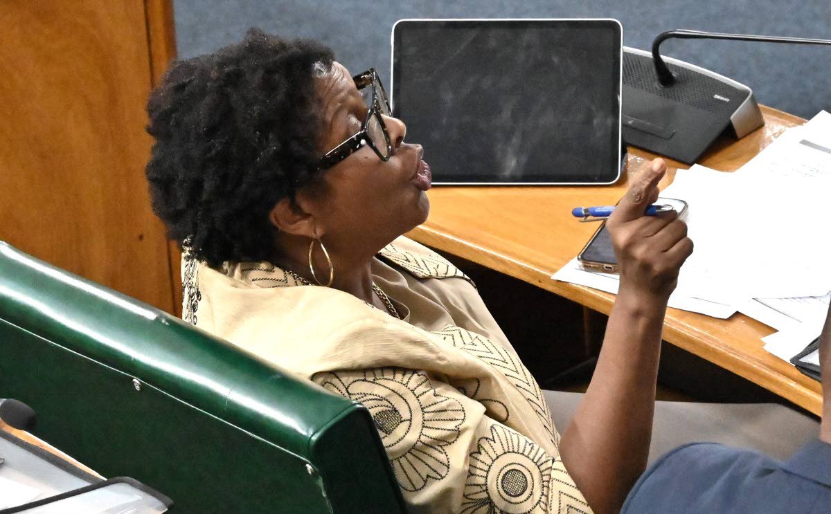 Chaos in Jamaica Parliament as MP Brown Burke suspended over mace incident