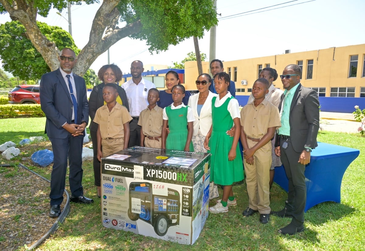 20 generators donated to schools most affected by Hurricane Melissa