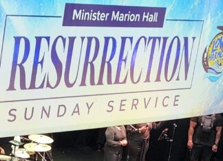 Minister Marion Hall baptizes five at sea on Love & Harmony Cruise