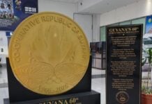 Guyana unveils first locally minted Independence gold medallion