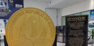 Guyana unveils first locally minted Independence gold medallion
