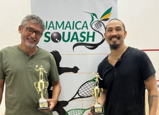 Chin survives five-game thriller as Mair claims Over-50 crown at All Jamaica Masters Squash Finals