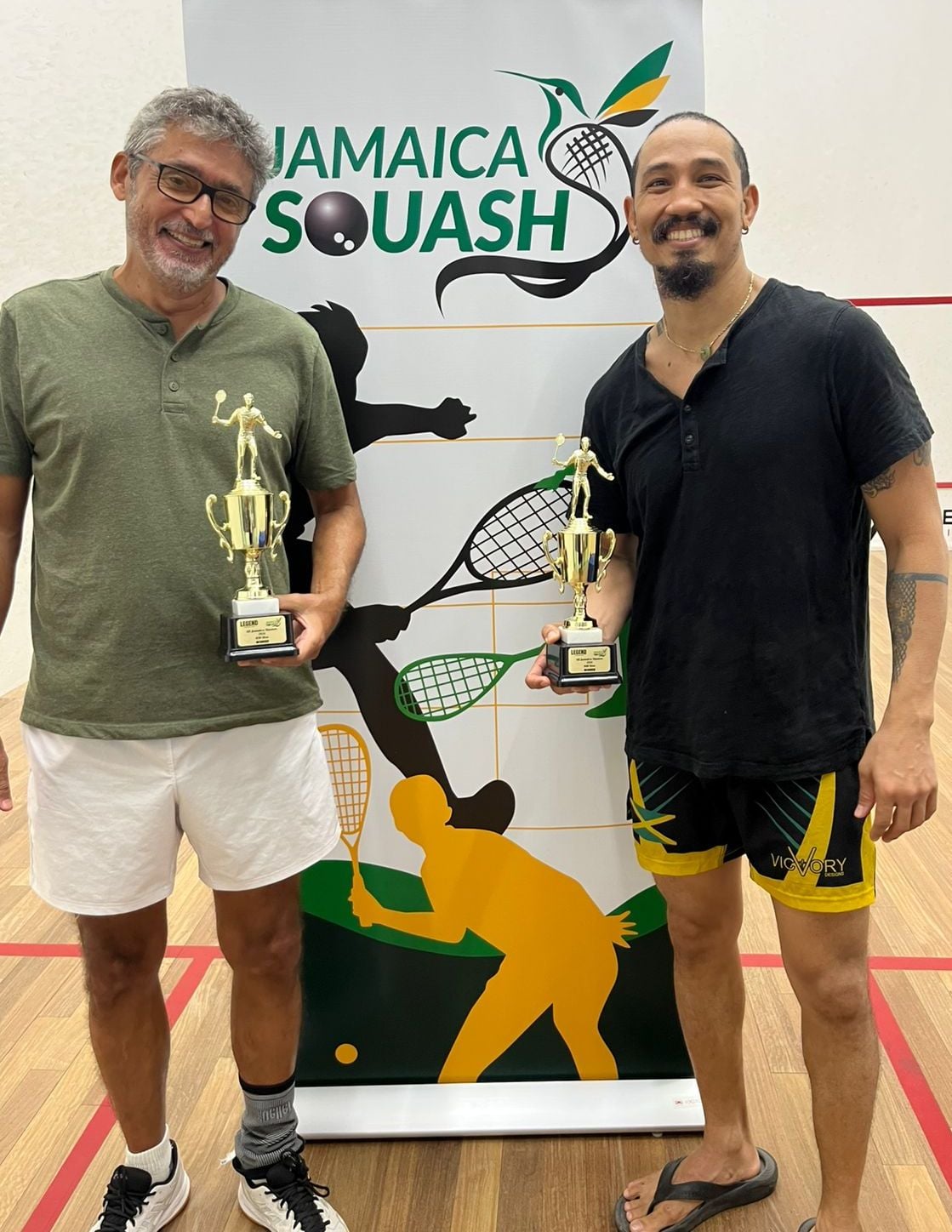 Chin survives five-game thriller as Mair claims Over-50 crown at All Jamaica Masters Squash Finals
