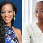 Cleopatra Bauduy and Christina Brown, Island SPACE president and vice president
