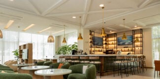 Courtyard by Marriott Kingston unveils renovated spaces, blending modern design with Jamaican hospitality Courtyard by Marriott Kingston Renovated Lobby
