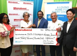 Marubeni donates US$30,000 to restore SOS Children’s Villages Jamaica homes after Hurricane Melissa