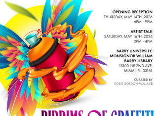 Diaspora Vibe Cultural Arts Incubator presents ‘Riddims of Graffiti,’ a solo exhibition by Izia Lindsay