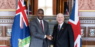 BVI Premier Wheatley holds UK talks on constitutional reform and economic cooperation