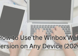 How to use the Winbox web version on any device