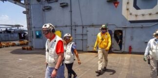 Jamaica welcomes USS Nimitz on goodwill mission