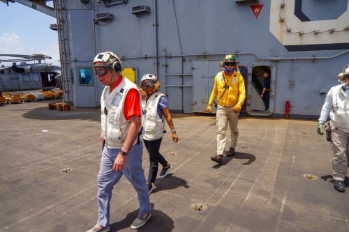 Jamaica welcomes USS Nimitz on goodwill mission